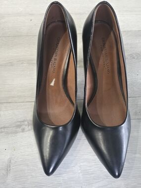 Christian Siriano Black Pointed Toe Women's Pumps